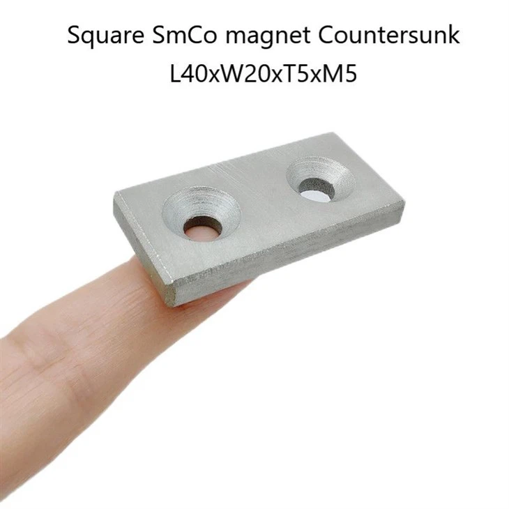 High Temperature Resistant Square SmCo Magnet With Hole