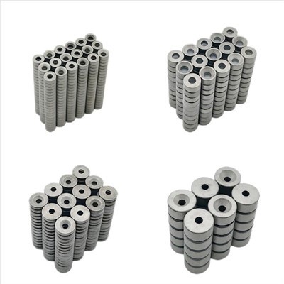 Kub Kub Resistant Round SmCo Magnet Nrog Qhov